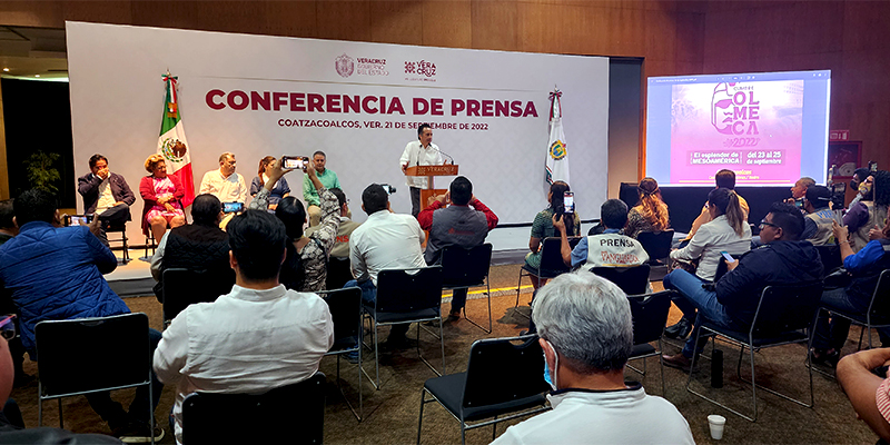 Rueda de prensa gobierno del estado.